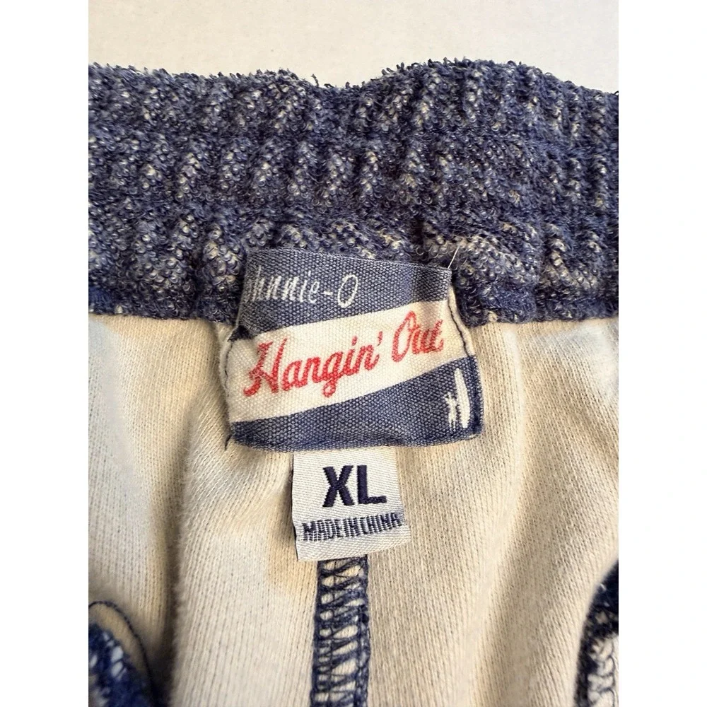 Johnnie-O Men's Size XL Boardy Lounger Shorts‎ Wake Blue Terry Cloth 8